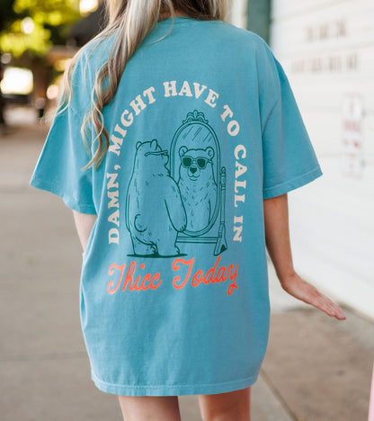 Calling in Thicc Graphic Tee