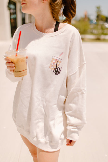 Fueled by iced coffee and anxiety Graphic Tee or Sweatshirt