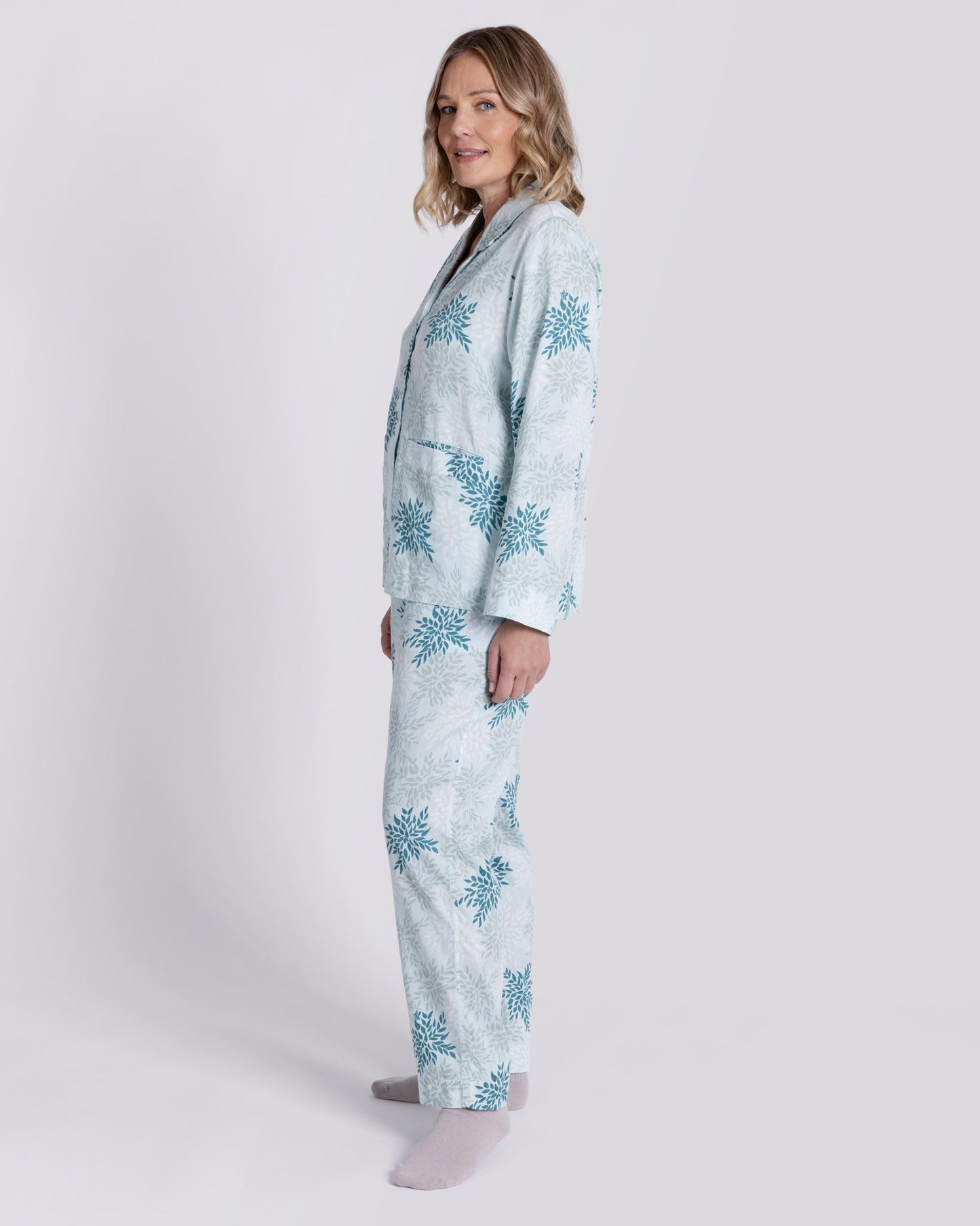 Organic Cotton Pyjama Set, Hedge and Flutter